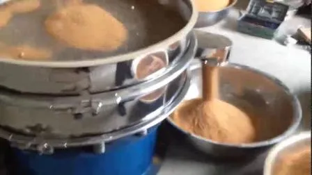 Food Screening Stainless Steel Filter Vibration Sieve Sugar Powder Rotary Vibrating Screen Machine